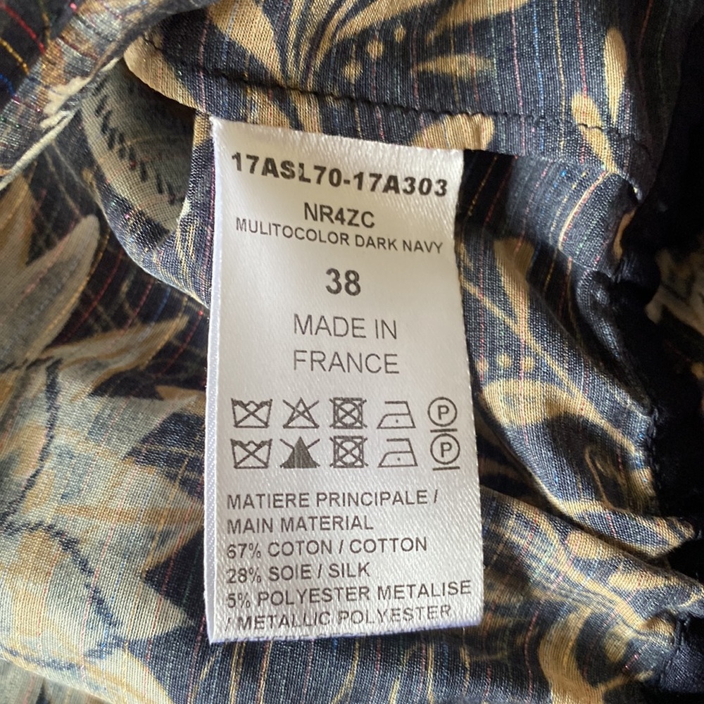 Multicolor Dark Navy Chloé Jumpsuit - Picture 13 of 16